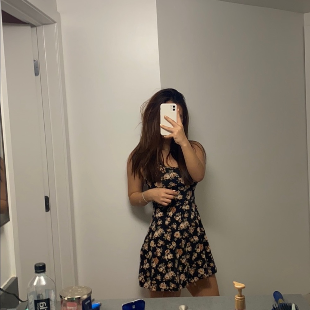 flower print forever 21 mini dress